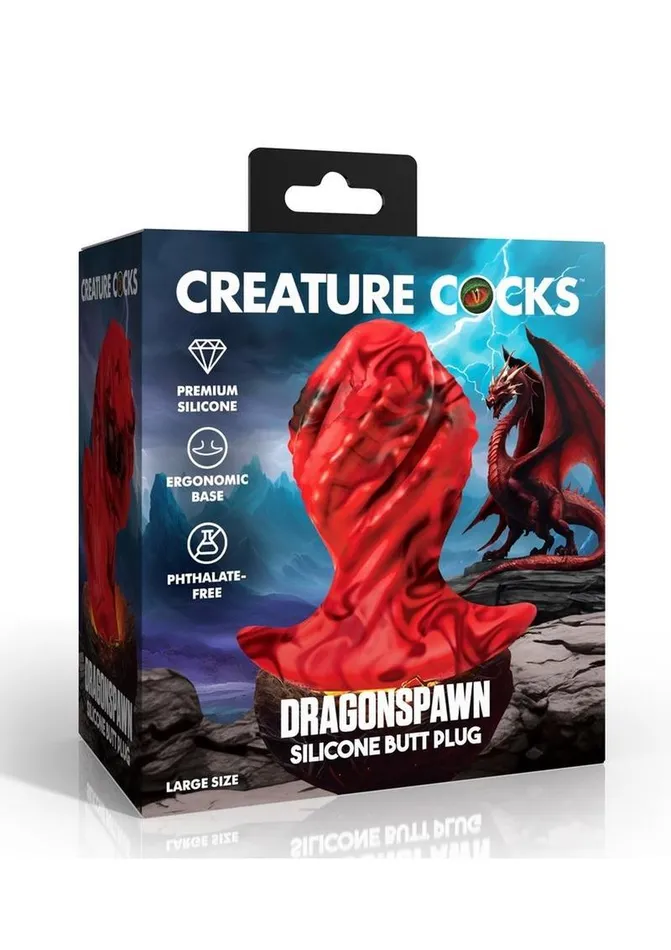 Creature Cocks Dragonspawn Silicone Butt Plug Creature Cocks Anal