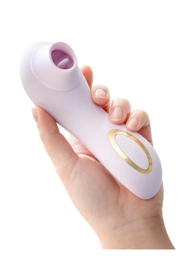Delice Fleus Air Pulsing Vibe Rechargeable Silicone Clitoral Vibrator Barely Delice Female Sex Toys