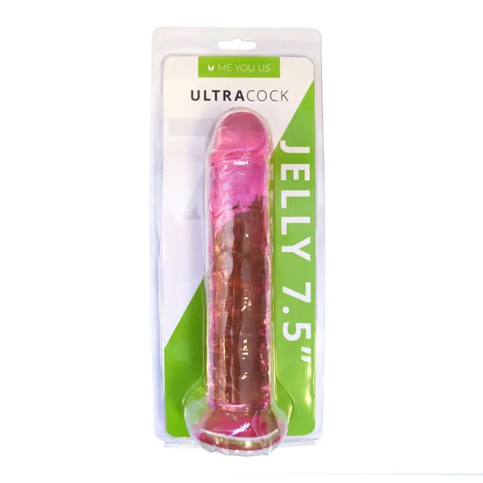Dildos Me You Us Ultra Cock Jelly Dong Pink 75 Inch Me You Us
