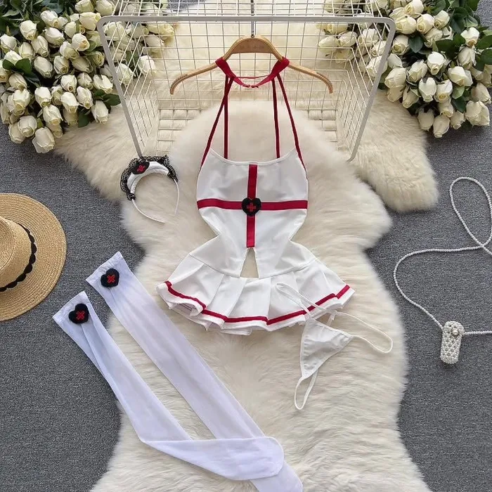 Doctors Orders Four Piece Lingerie Set Sinderella Couples