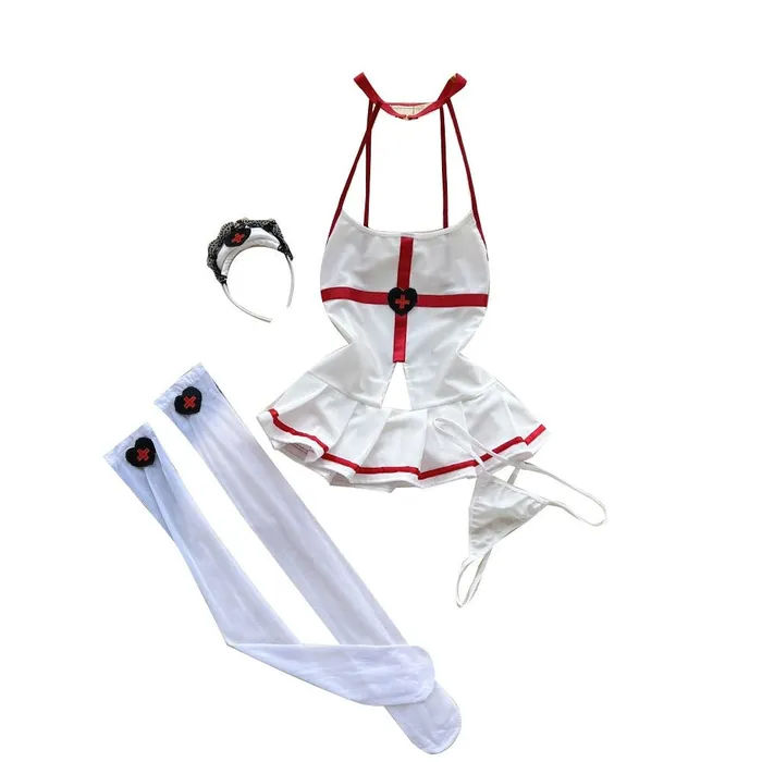 Doctors Orders Four Piece Lingerie Set Sinderella Couples