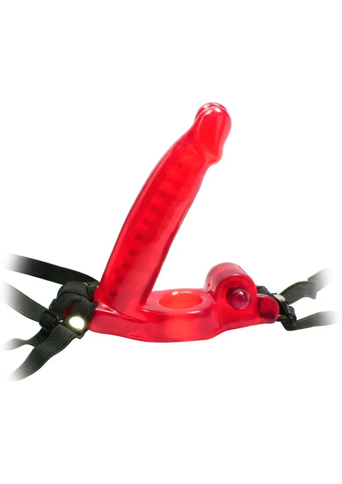 Double Penetrator Couples Double Penetrator StrapOn Vibrating Cock Ring