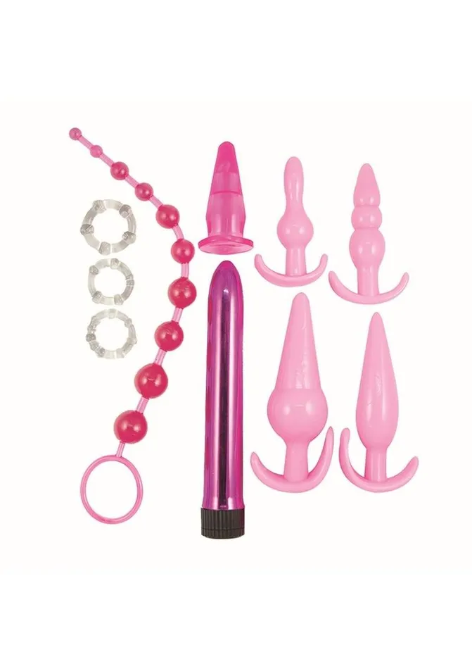 Elite Collection Anal Pink Elite Collection Vibrating Anal Play Kit