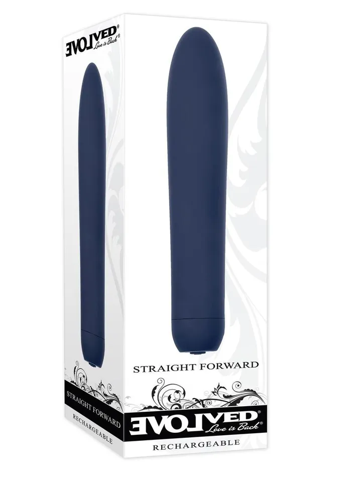Evolved Female Sex Toys Straight Forward Rechargeable Silicone Vibrator