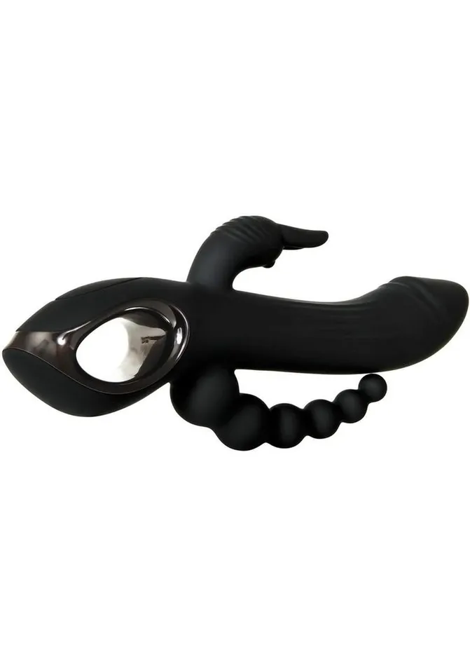 Evolved Trifecta Rechargeable Silicone Rabbit Vibrator Female Sex Toys