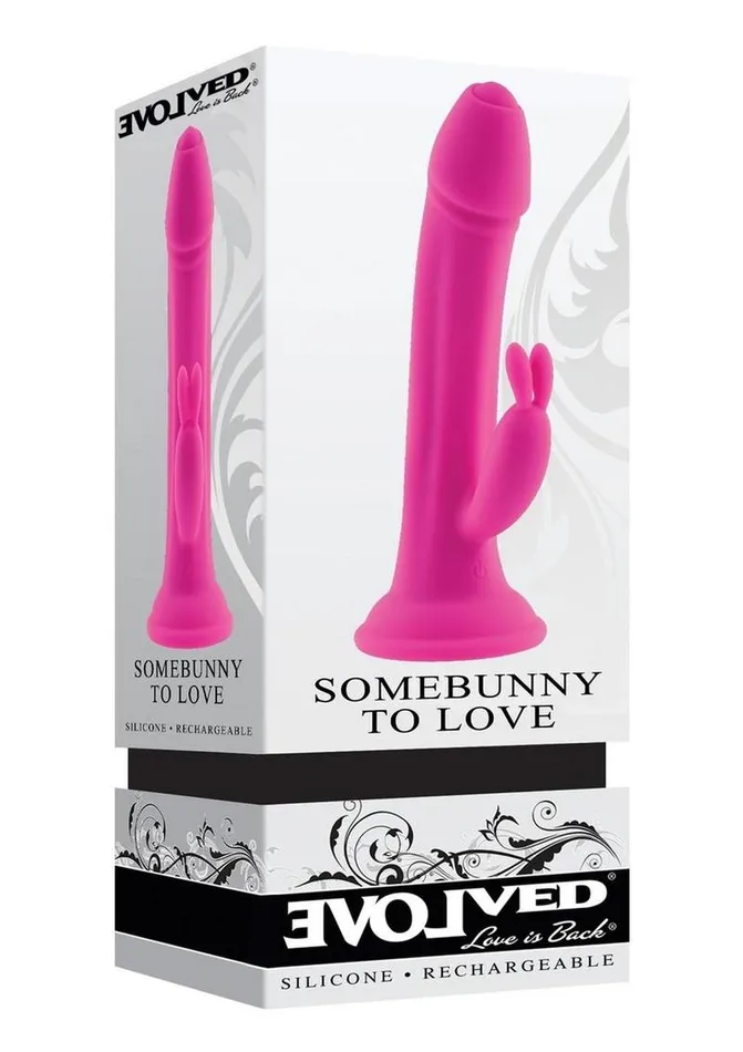 Female Sex Toys Evolved Somebunny to Love Rechargeable Silicone Rabbit Vibrator