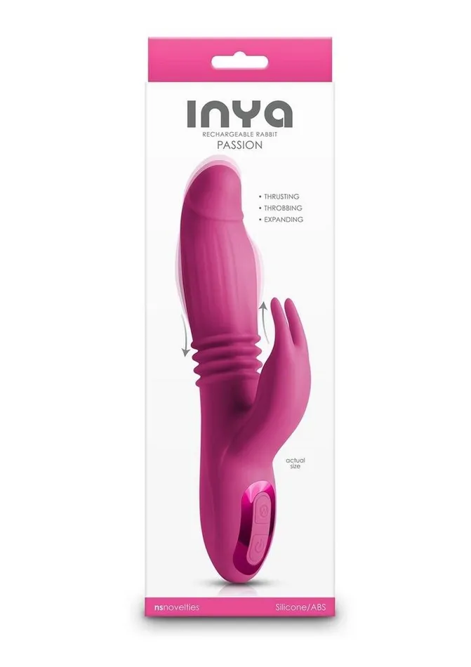 Female Sex Toys Inya Inya Passion Rechargeable Silicone Rabbit Vibrator