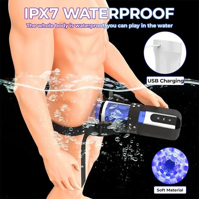 Female Sex Toys Inyarose Mens Wearable Swivel Retractable Masturbation Cups