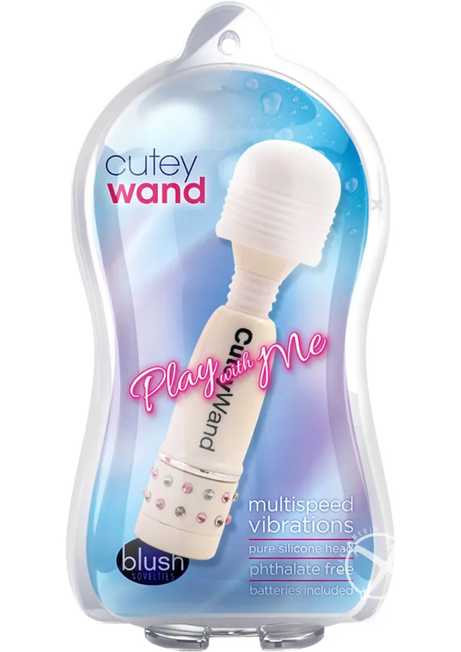 Female Sex Toys Play with Me Cutey Wand Massager Play with Me by Blush