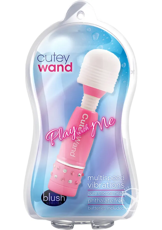Female Sex Toys Play with Me Cutey Wand Massager Play with Me by Blush