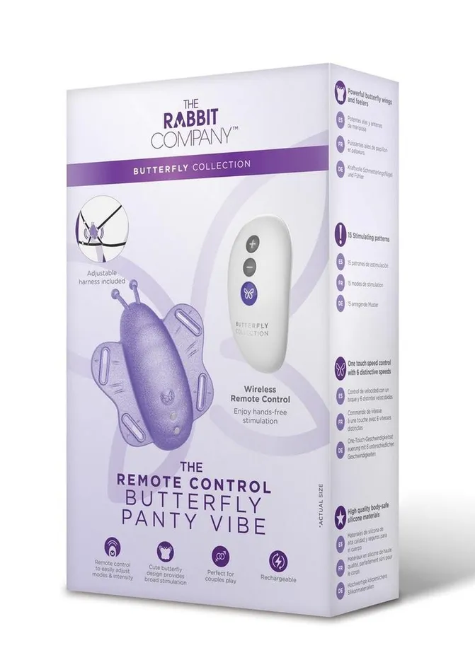 Female Sex Toys The Rabbit Company The Remote Control Butterfly Silicone Rechargeable Panty Vibe