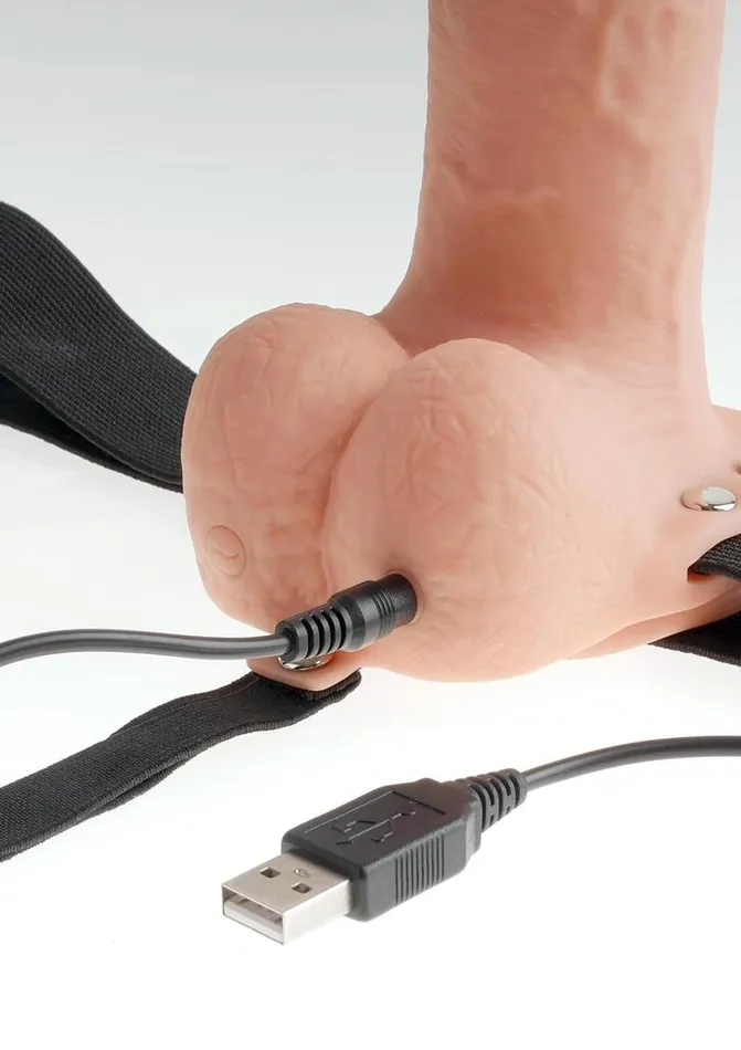 Fetish Fantasy Series Hollow Rechargeable StrapOn Dildo with Balls and Harness Fetish Fantasy Series Female Sex Toys Fetish Fantasy Series Hollow Rechargeable StrapOn Dildo with Balls and Harness Fetish Fantasy Series Female Sex Toys