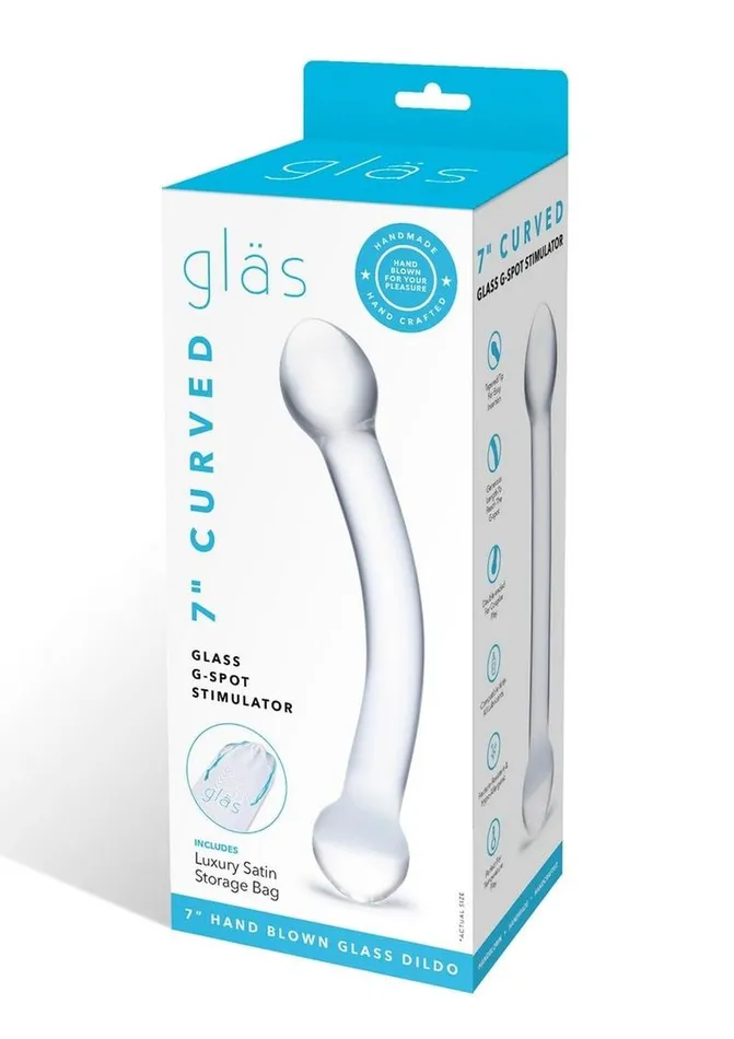 Glas Dildos Glas Curved Glass GSpot Stimulator
