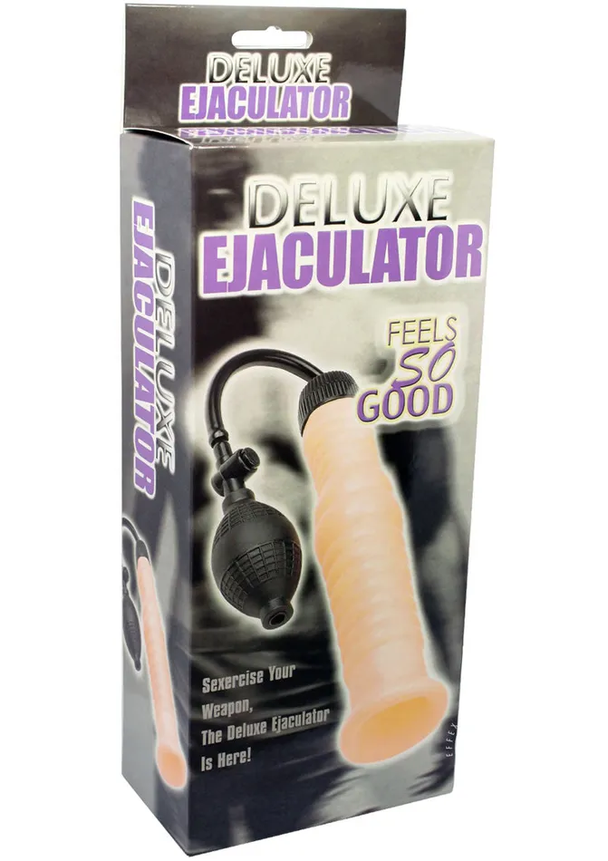 Golden Triangle Male Sex Toys Deluxe Ejaculator Masturbator with Bulb
