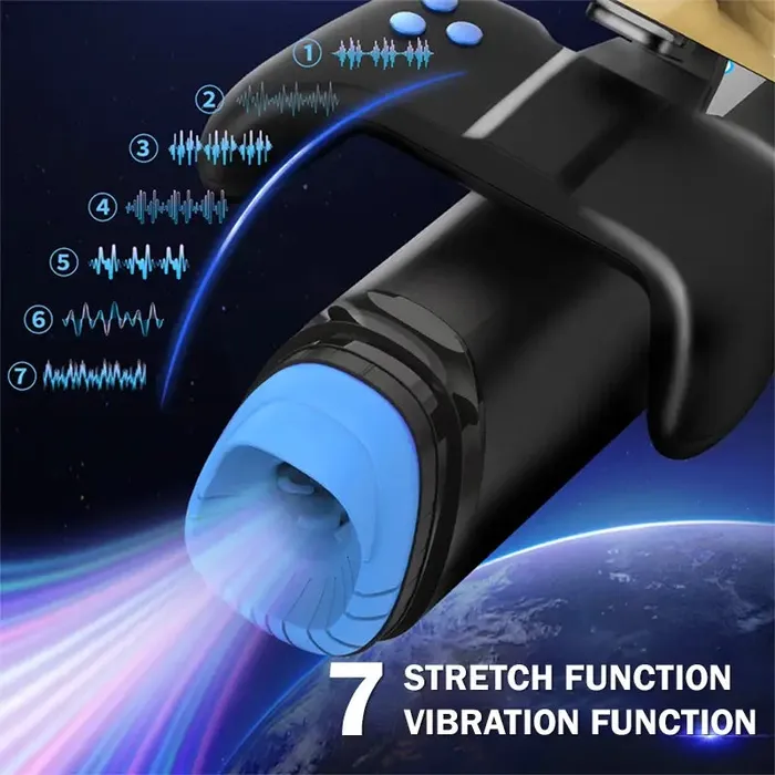 Handle Electric Retractable Masturbator Inyarose Male Sex Toys