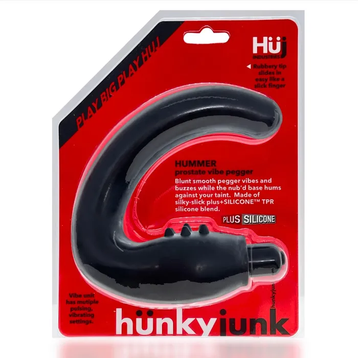 Hunkyjunk Anal Hunkyjunk Hummer Vibrating Prostate Massager Black