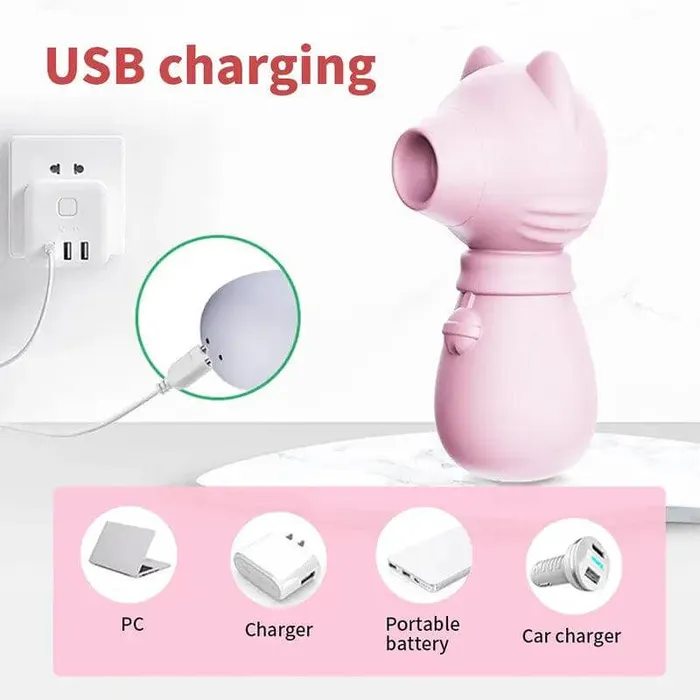 Inyarose Male Sex Toys Jumping Cat Multifrequency Sucking Masturbator