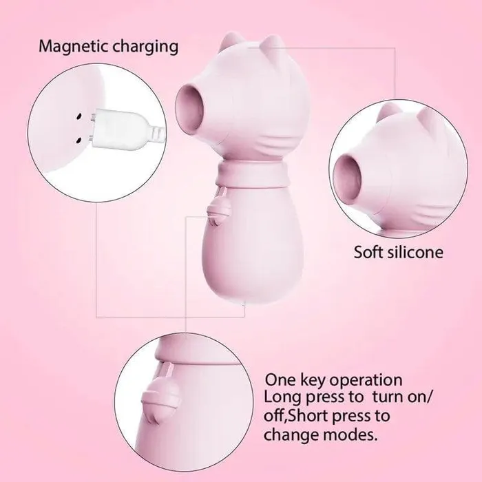 Inyarose Male Sex Toys Jumping Cat Multifrequency Sucking Masturbator