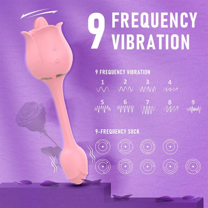 Inyarose Rose Tongue Vibrator Pleasure Vibrators