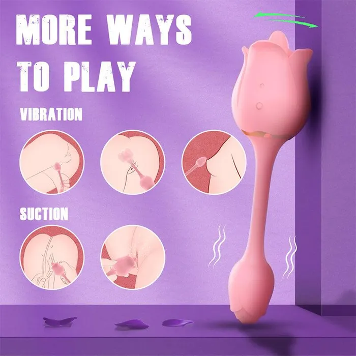 Inyarose Rose Tongue Vibrator Pleasure Vibrators