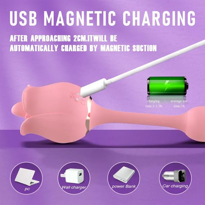 Inyarose Rose Tongue Vibrator Pleasure Vibrators