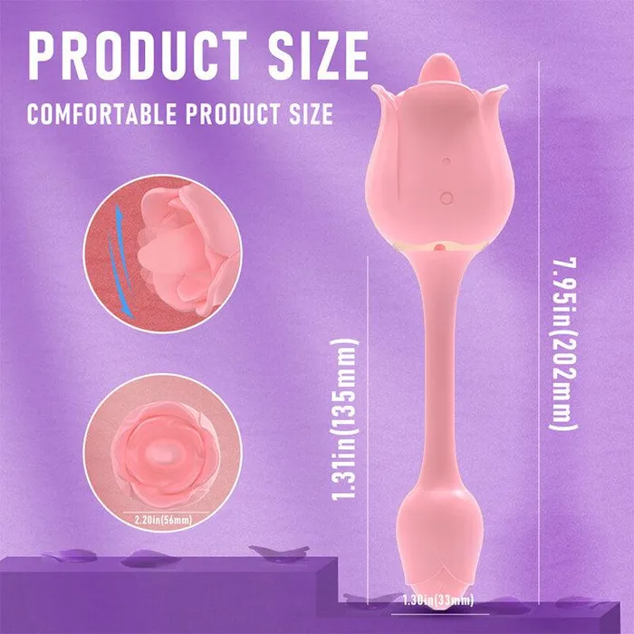 Inyarose Rose Tongue Vibrator Pleasure Vibrators