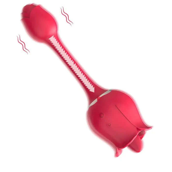 Inyarose Rose Tongue Vibrator Pleasure Vibrators