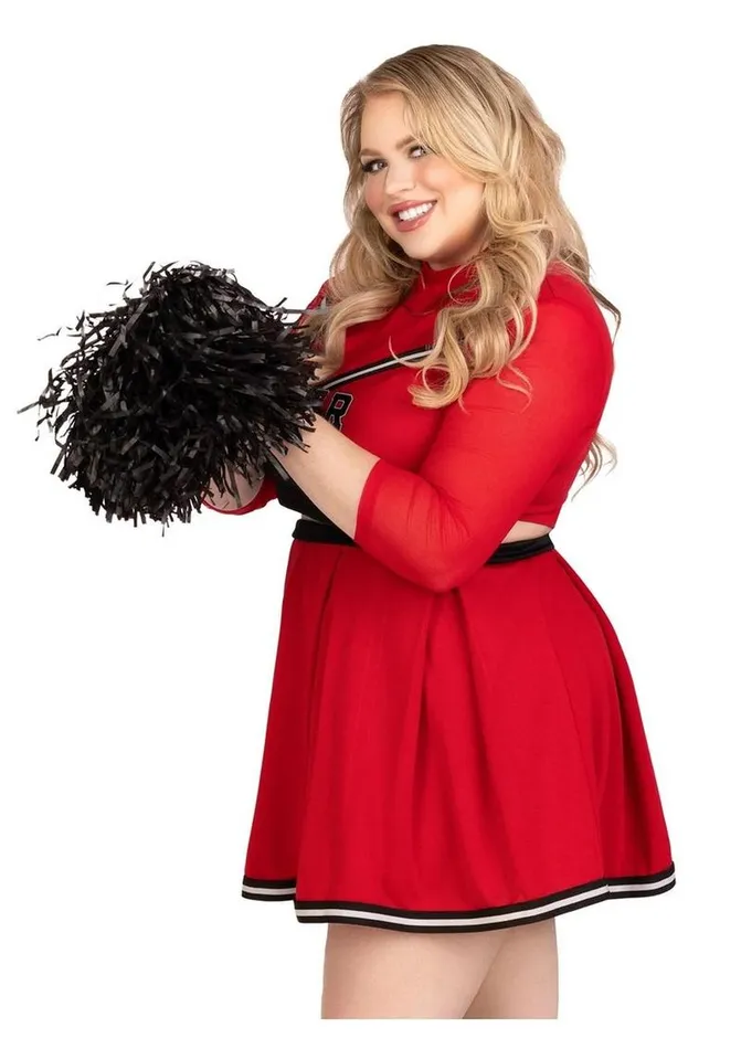 Leg Avenue Male Sex Toys Leg Avenue Varsity Babe Set Crop Top with Cheer Logo Pleated Skirt and Pom Poms 3 Piece 1x2x Leg Avenue Male Sex Toys Leg Avenue Varsity Babe Set Crop Top with Cheer Logo Pleated Skirt and Pom Poms 3 Piece 1x2x