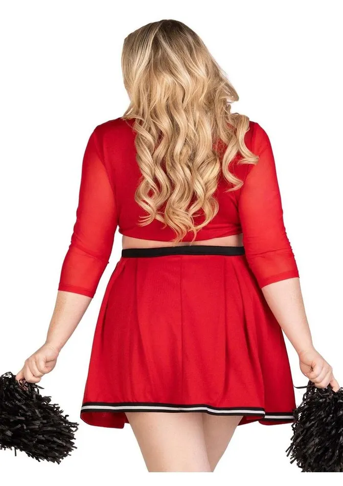 Leg Avenue Male Sex Toys Leg Avenue Varsity Babe Set Crop Top with Cheer Logo Pleated Skirt and Pom Poms 3 Piece 1x2x Leg Avenue Male Sex Toys Leg Avenue Varsity Babe Set Crop Top with Cheer Logo Pleated Skirt and Pom Poms 3 Piece 1x2x