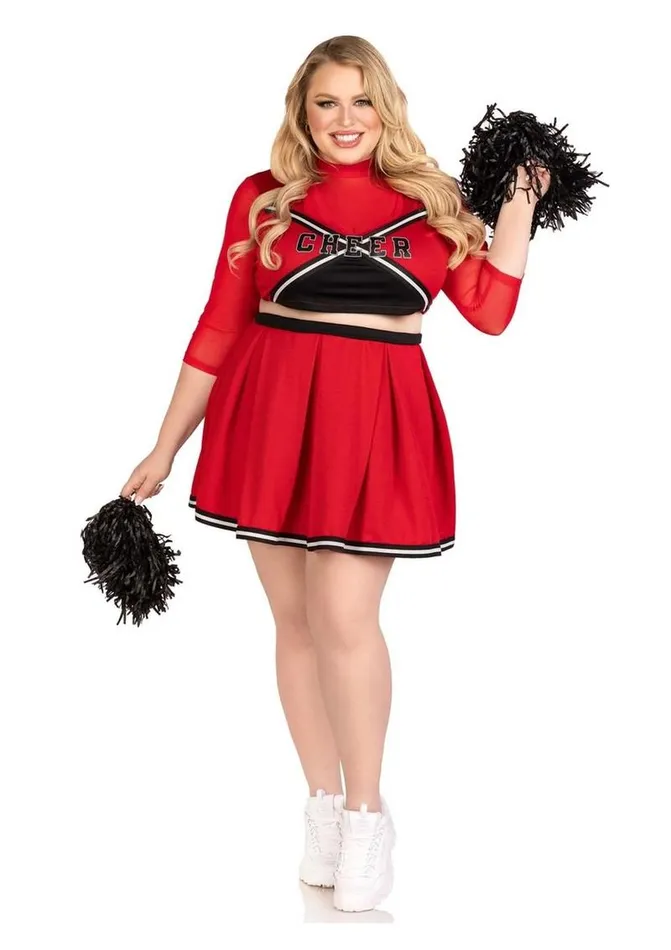 Leg Avenue Male Sex Toys Leg Avenue Varsity Babe Set Crop Top with Cheer Logo Pleated Skirt and Pom Poms 3 Piece 1x2x Leg Avenue Male Sex Toys Leg Avenue Varsity Babe Set Crop Top with Cheer Logo Pleated Skirt and Pom Poms 3 Piece 1x2x