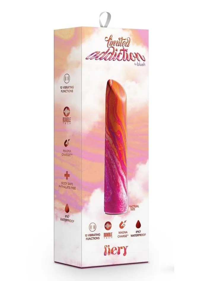 Limited Addiction Vibrators Limited Addiction Fiery Rechargeable Power Vibrator