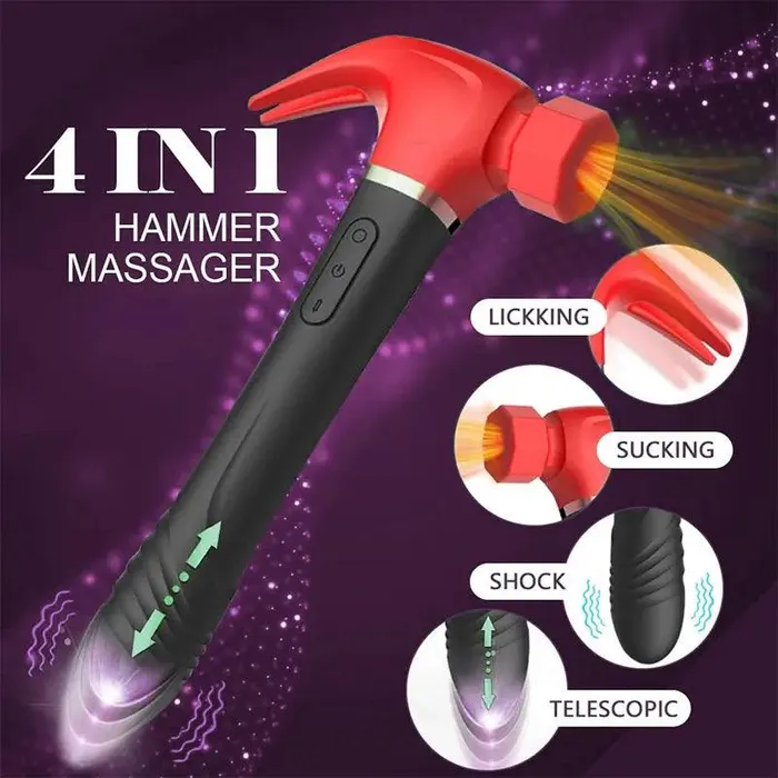 Love Hammer Vibrating Sucking Masturbator Inyarose Male Sex Toys