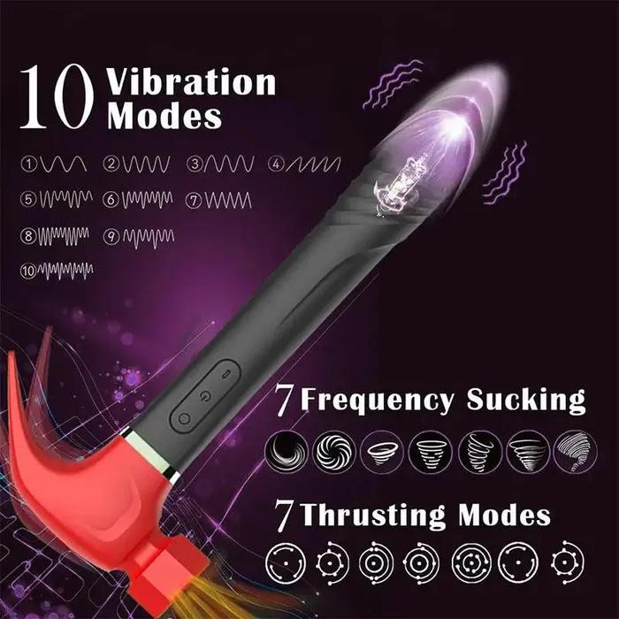 Love Hammer Vibrating Sucking Masturbator Inyarose Male Sex Toys