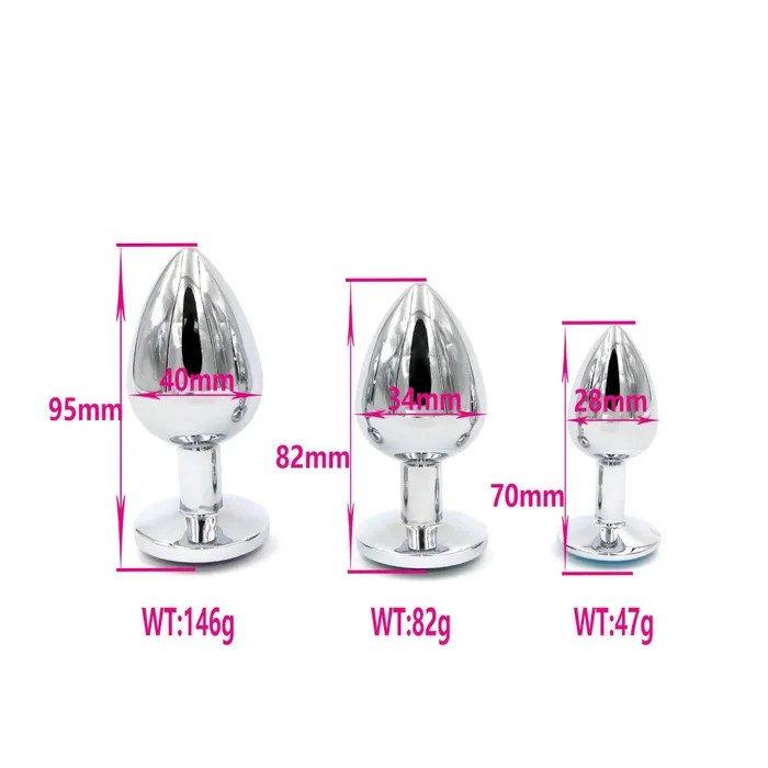 Love Plugs Anal Candy Heart Plug Kit 3 Piece