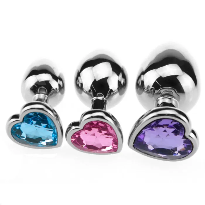 Love Plugs Anal Candy Heart Plug Kit 3 Piece