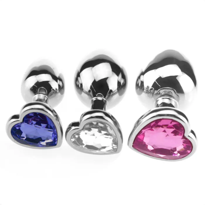 Love Plugs Anal Candy Heart Plug Kit 3 Piece