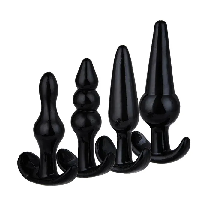 Love Plugs Male Sex Toys Silicone Anal Stretching Kit 4 Piece Love Plugs Male Sex Toys Silicone Anal Stretching Kit 4 Piece