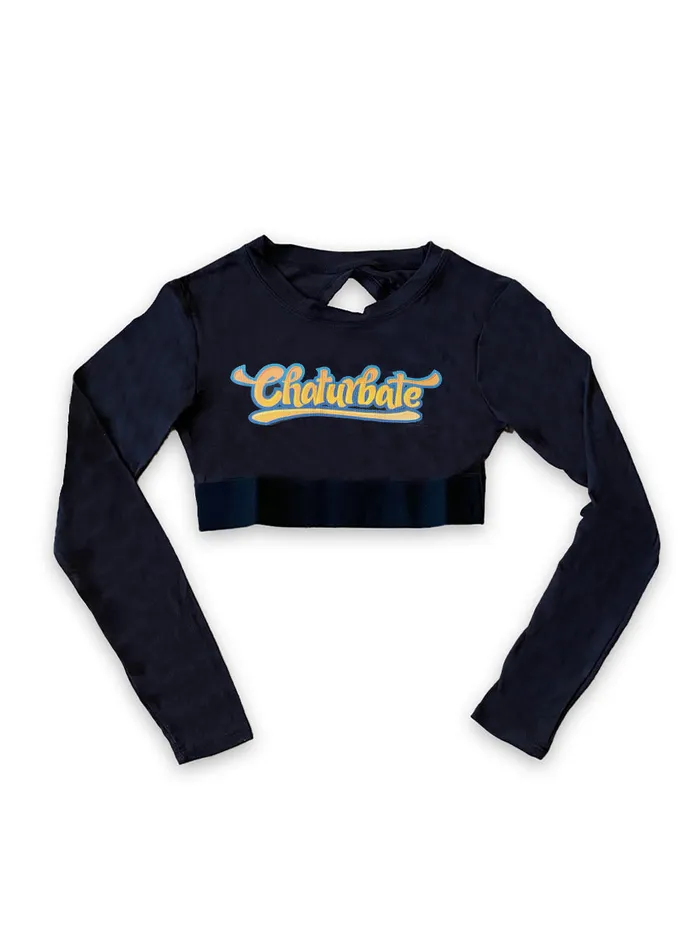 Male Sex Toys Chaturbate Store Long Sleeve Midriff Top
