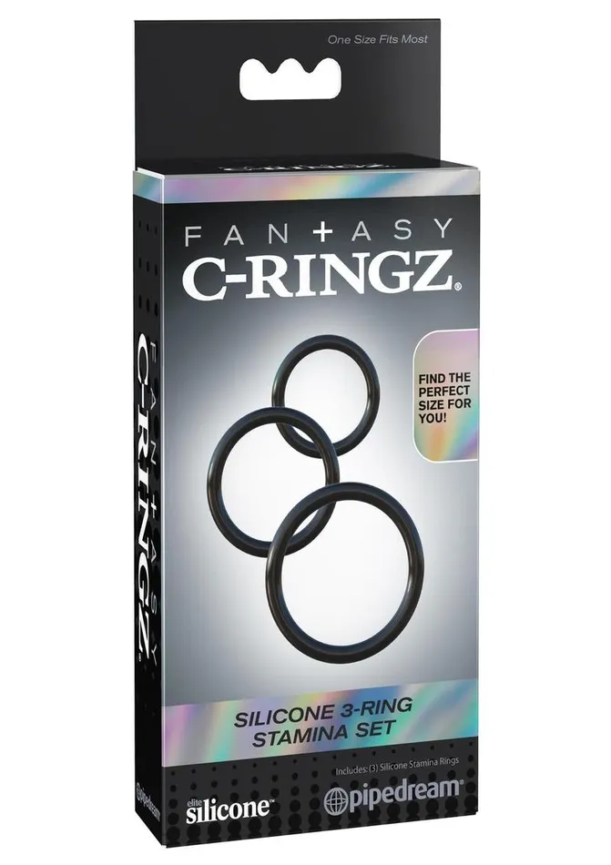 Male Sex Toys Fantasy CRingz Silicone 3Ring Stamina Cock Ring Fantasy CRingz Male Sex Toys Fantasy CRingz Silicone 3Ring Stamina Cock Ring Fantasy CRingz
