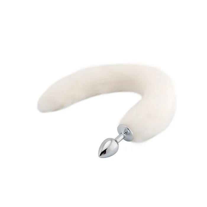Male Sex Toys Furry Cat Tail With Stainless Steel Plug Love Plugs