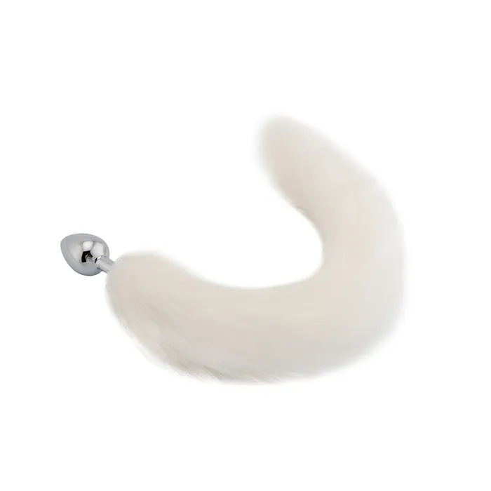 Male Sex Toys Furry Cat Tail With Stainless Steel Plug Love Plugs