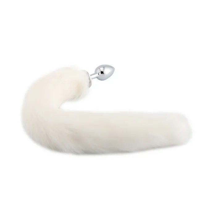 Male Sex Toys Furry Cat Tail With Stainless Steel Plug Love Plugs