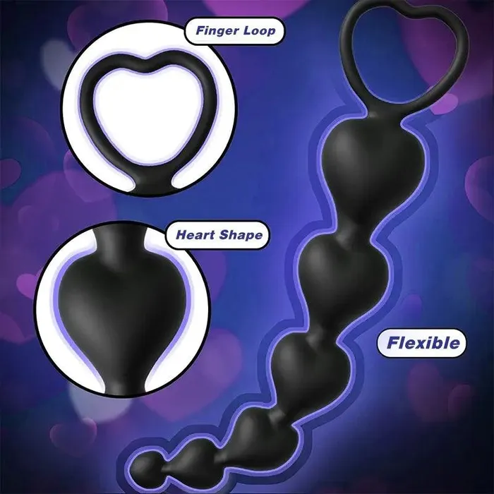 Male Sex Toys Inyarose Lovely Silicone Pull Bead Anal Plug