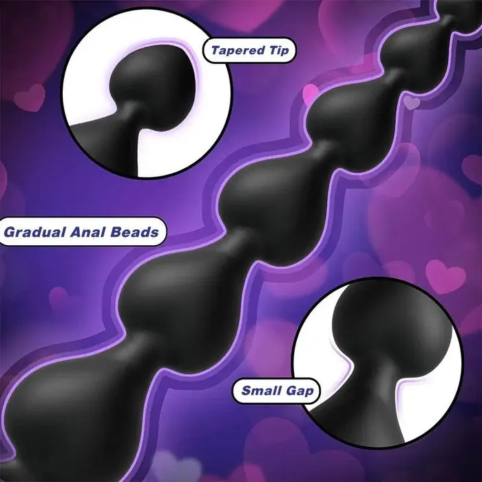 Male Sex Toys Inyarose Lovely Silicone Pull Bead Anal Plug