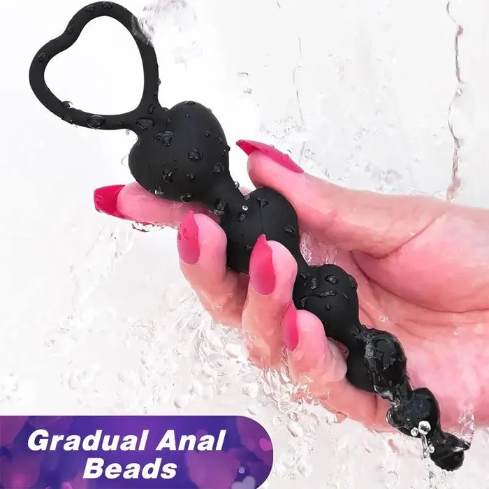 Male Sex Toys Inyarose Lovely Silicone Pull Bead Anal Plug