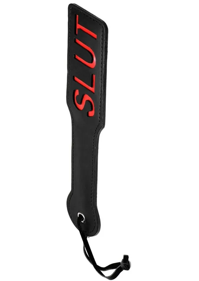 Male Sex Toys Master Series Crimson Tied Master Series Crimson Tied Slut Steel Enforced Spanking Paddle