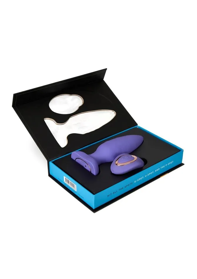 Male Sex Toys Nu Sensuelle Nu Sensuelle Andii Rechargeable Silicone Plug with Roller Motion