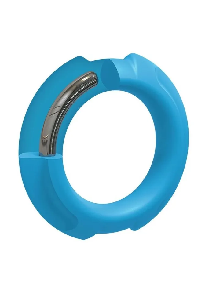 Male Sex Toys Optimale Flexisteel Soft Silicone with Inner Metal Core Cock Ring OptiMALE
