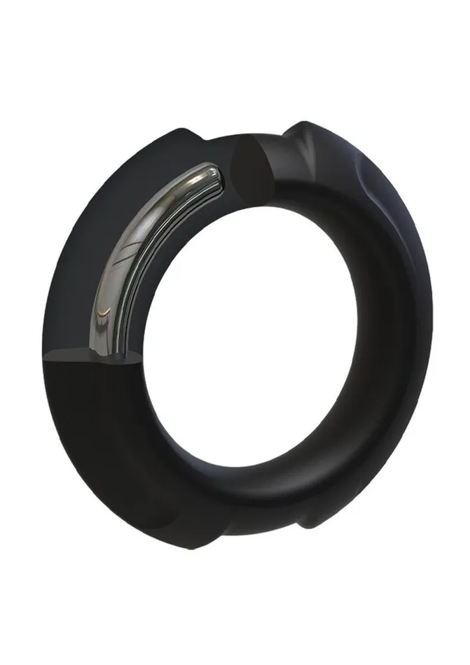 Male Sex Toys Optimale Flexisteel Soft Silicone with Inner Metal Core Cock Ring OptiMALE
