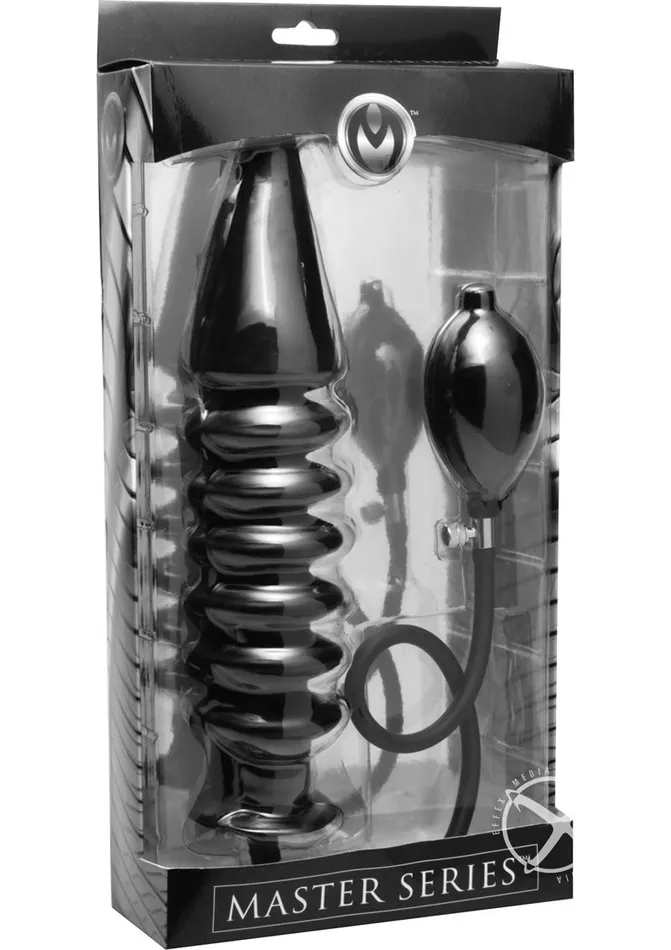 Master Series Accordion Inflatable XL Anal Plug Master Series Male Sex Toys